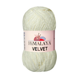 Farbe 90008 natur - Himalaya Velvet  100g - Chenille Garn