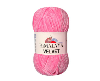 Farbe 90009 rosa - Himalaya Velvet  100g - Chenille Garn