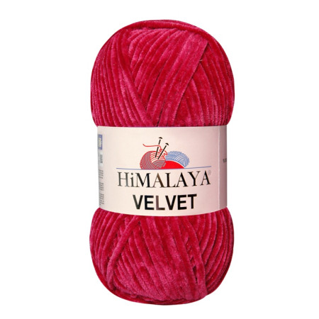 Farbe 90010 darkpink - Himalaya Velvet  100g - Chenille Garn