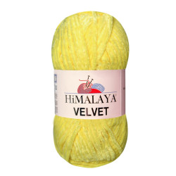 Farbe 90013 gelb - Himalaya Velvet  100g - Chenille Garn