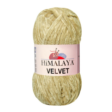 Farbe 90017 dkl.beige - Himalaya Velvet 100g - Chenille Garn