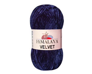 Farbe 90021 marine - Himalaya Velvet  100g - Chenille Garn