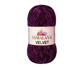 Farbe 90028 lila - Himalaya Velvet  100g - Chenille Garn