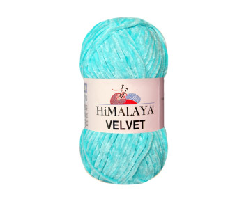 Farbe 90035 aqua - Himalaya Velvet  100g - Chenille Garn
