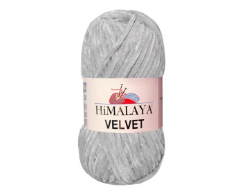Farbe 90051 grau - Himalaya Velvet  100g - Chenille Garn