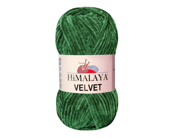 Farbe 90060 grün - Himalaya Velvet  100g - Chenille Garn