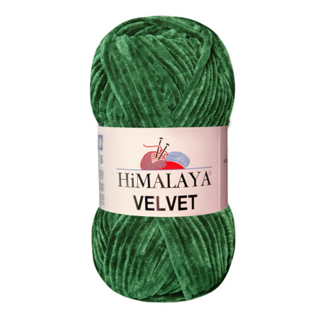 Farbe 90060 grün - Himalaya Velvet  100g - Chenille Garn