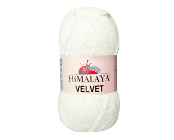 Farbe 90063 creme - Himalaya Velvet  100g - Chenille Garn
