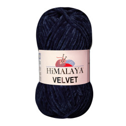 Farbe 90080 marine - Himalaya Velvet 100g - Chenille Garn