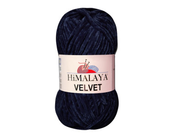 Farbe 90080 marine - Himalaya Velvet 100g - Chenille Garn