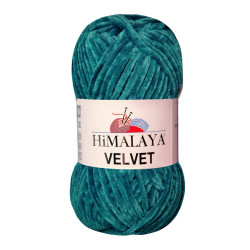 Farbe 90081 petrol - Himalaya Velvet 100g - Chenille Garn