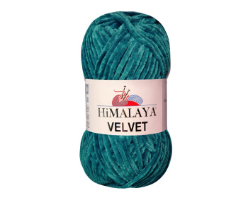 Farbe 90081 petrol - Himalaya Velvet 100g - Chenille Garn
