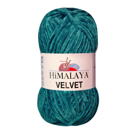 Farbe 90081 petrol - Himalaya Velvet 100g - Chenille Garn