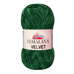 Farbe 90082 smaragd - Himalaya Velvet  100g - Chenille Garn