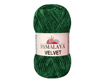 Farbe 90082 smaragd - Himalaya Velvet  100g - Chenille Garn
