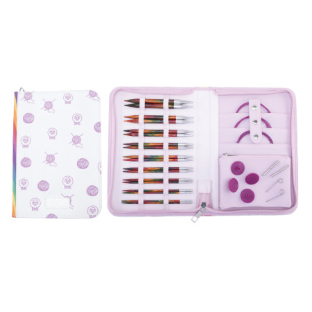 KnitPro Symfonie 2 Holz - Deluxe Set in Tasche ( 3,0 - 8 mm )