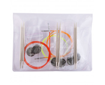 KnitPro Nova Metal - Starter Set 4, 5, 6 mm in Vinyltasche