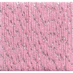 Beilaufgarn mit Lurex - 100g ca. 1300m - Barbie/Silber