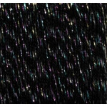 Beilaufgarn mit Lurex - 100g ca. 1300m - Schwarz/Multi