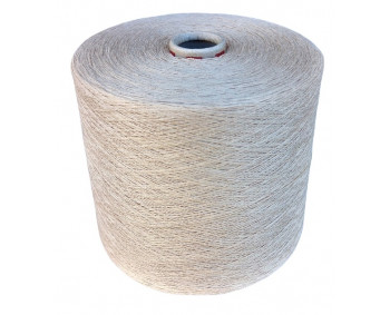 Farbe Beige - gefachtes Garn - Uni-Farben