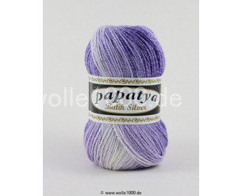 555-08 - Papatya Batik Silver - lilatöne 100g