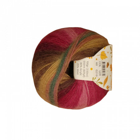 556-60 - Papatya Angora Batik 100g