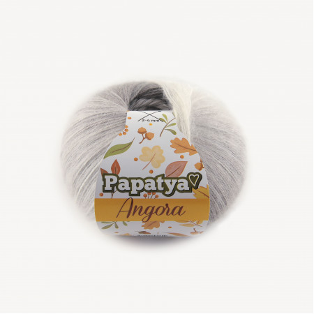 556-01 grautöne - Papatya Angora Batik 100g