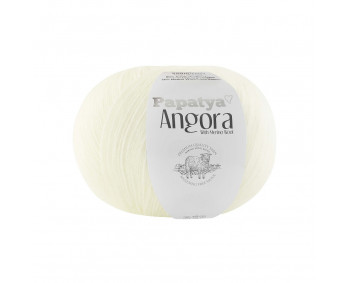 Farbe 1200 creme - Papatya Angora Uni 100g 