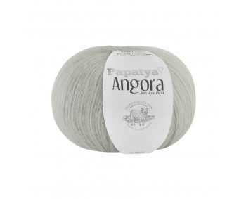 Farbe 2120 hellgrau - Papatya Angora Uni 100g 