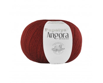 Farbe 3250 weinrot - Papatya Angora Uni 100g 