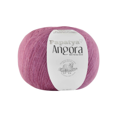 Farbe 3570 altrosa - Papatya Angora Uni 100g 