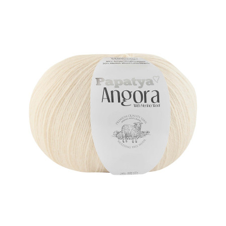 Farbe 4150 powder  - Papatya Angora Uni 100g 