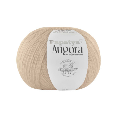 Farbe 4180 champagner - Papatya Angora Uni 100g 