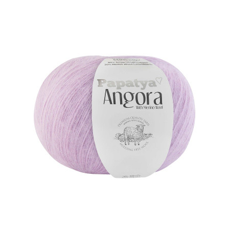 Farbe 5410 flieder - Papatya Angora Uni 100g 