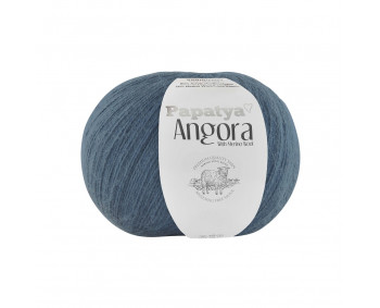 Farbe 5680 blaugrau - Papatya Angora Uni 100g 