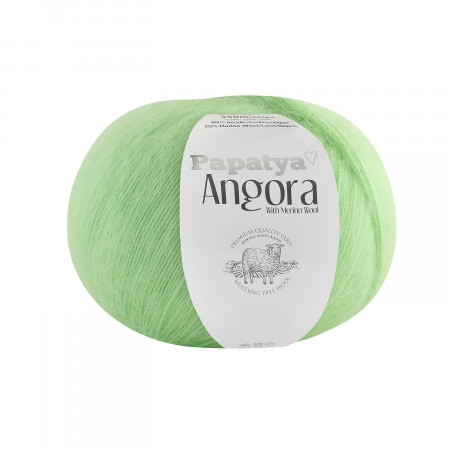 Farbe 6530 mint - Papatya Angora Uni 100g 