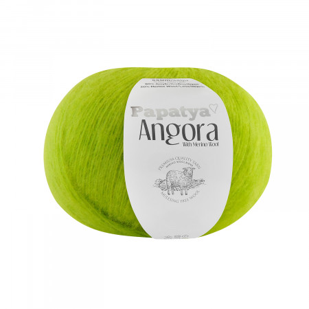 Farbe 6740 grün - Papatya Angora Uni 100g 