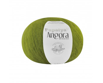 Farbe 6950 olivgrün - Papatya Angora Uni 100g 