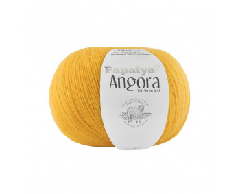 Farbe 8740 senfgelb - Papatya Angora Uni 100g 