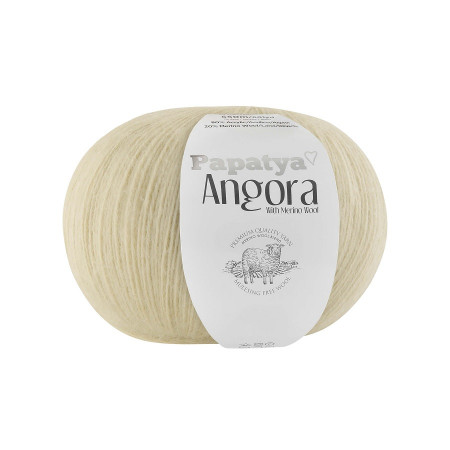 Farbe 9220 natur - Papatya Angora Uni 100g 