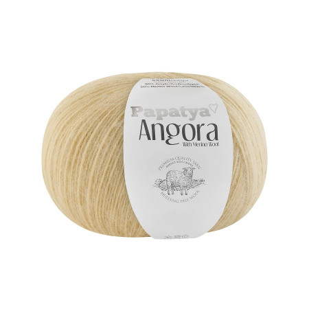 Farbe 9310 beige - Papatya Angora Uni 100g 