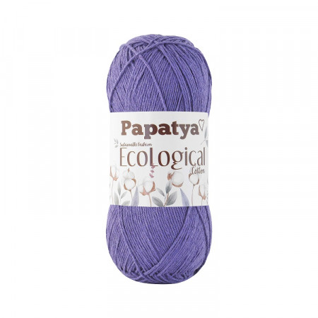 Farbe 504 lila - Papatya ECOlogical Cotton - 100g Baumwolle