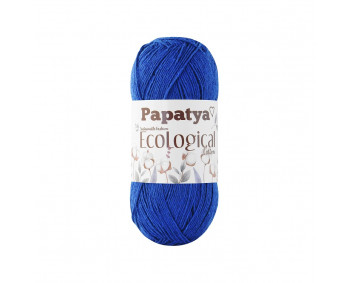 Farbe 601 royal - Papatya ECOlogical Cotton - 100g Baumwolle