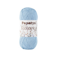 Farbe 604 hellblau - Papatya ECOlogical Cotton - 100g Baumwolle