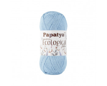 Farbe 604 hellblau - Papatya ECOlogical Cotton - 100g Baumwolle