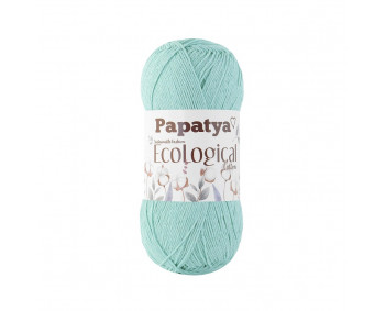 Farbe 804 mint - Papatya ECOlogical Cotton - 100g Baumwolle
