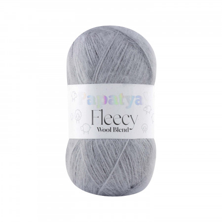 Papatya Fleecy - 100g - Wool Blend -  Farbe 2560 hellgrau