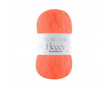 Papatya Fleecy - 100g - Wool Blend -  Farbe 4840 neonorange