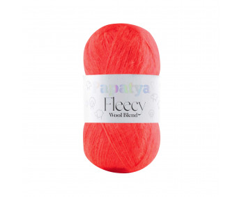 Papatya Fleecy - 100g - Wool Blend -  Farbe 4855 neonrot