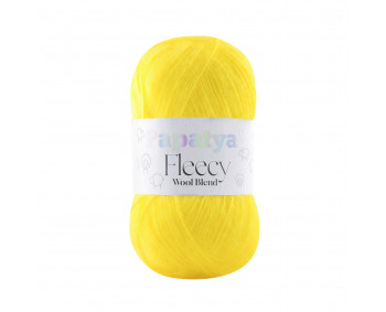 Papatya Fleecy - 100g - Wool Blend -  Farbe 7050 hellgelb